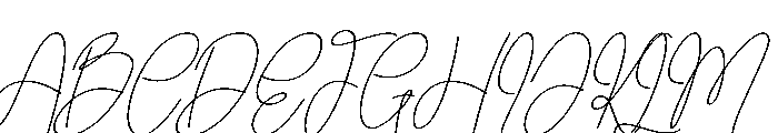 Training Font UPPERCASE
