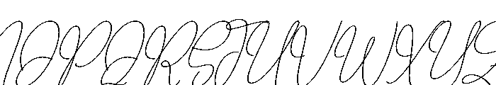 Training Font UPPERCASE