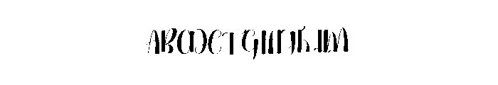 Tranding Font UPPERCASE