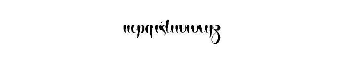 Tranding Font LOWERCASE
