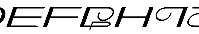 Transit Font UPPERCASE