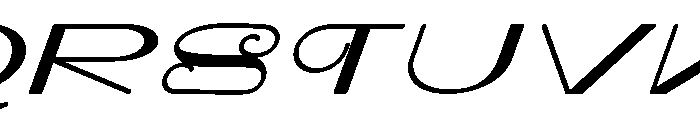 Transit Font UPPERCASE