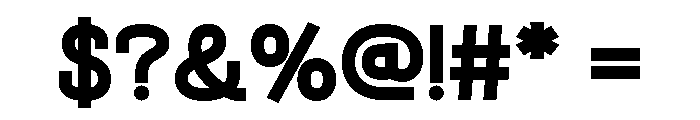 Traotush Black Font OTHER CHARS