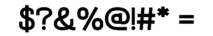 Traotush Bold Font OTHER CHARS