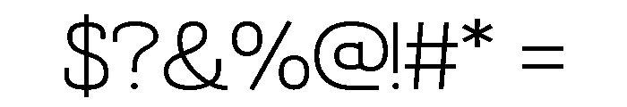 Traotush Light Font OTHER CHARS