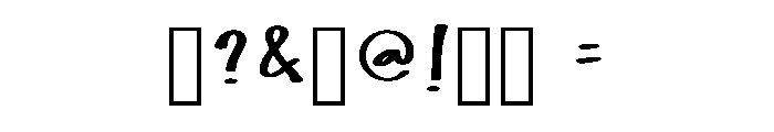 Trasition Regular Font OTHER CHARS
