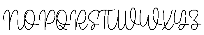 Traveling Together Font UPPERCASE