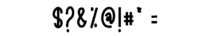 Traveling1 Font OTHER CHARS