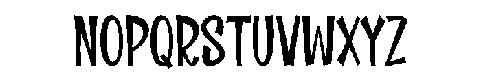 Traveling1 Font UPPERCASE