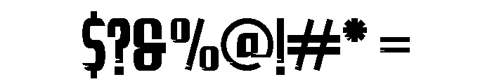 Travino Display Font OTHER CHARS