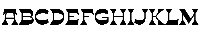 Treaty Team Regular Font UPPERCASE