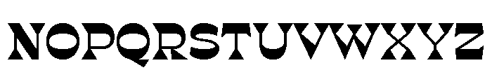 Treaty Team Regular Font UPPERCASE