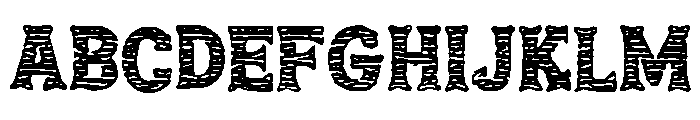 Tree_Bark Font UPPERCASE