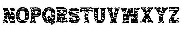 Tree_Bark Font UPPERCASE