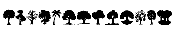 Tree Tone Font UPPERCASE