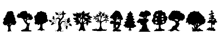 Tree Tone Font LOWERCASE