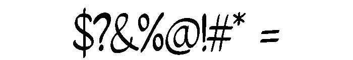 Tree summer Font OTHER CHARS