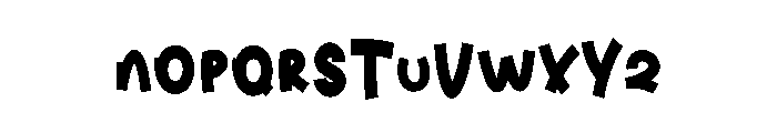 Trend Holic Font LOWERCASE