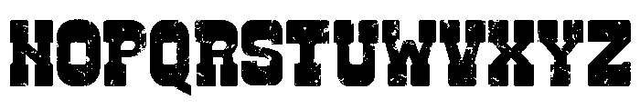 Trendy Grunge Font LOWERCASE