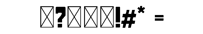 Trendy Set 4 Star Font OTHER CHARS