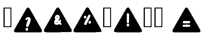 Triangel Regular Font OTHER CHARS