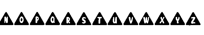 Triangel Regular Font LOWERCASE