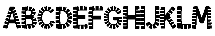 Tribalux Regular Font UPPERCASE