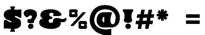 Trick Echo  Regular Font OTHER CHARS