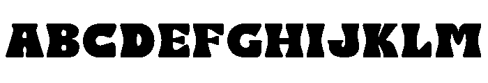 Trick Echo  Regular Font UPPERCASE