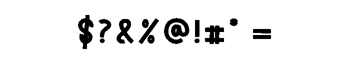 Trick Question Font OTHER CHARS