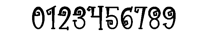 Trick or Twist Font OTHER CHARS