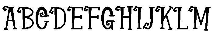 Trick or Twist Font UPPERCASE