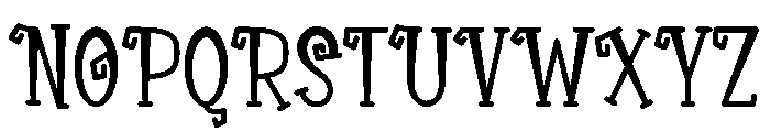 Trick or Twist Font UPPERCASE