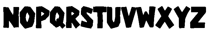 Trickfang Display Font UPPERCASE