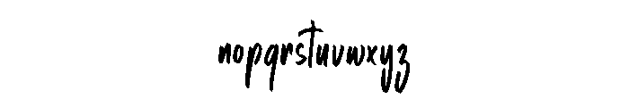 Trickster Font LOWERCASE