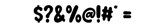 Tricky Bubble Regular Font OTHER CHARS
