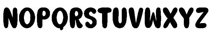 Tricky Bubble Regular Font LOWERCASE