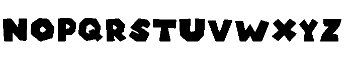 Tricky Grump Regular Font UPPERCASE