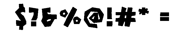 Tricky Mindful Font OTHER CHARS