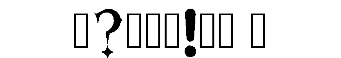 Trigger Regular Font OTHER CHARS