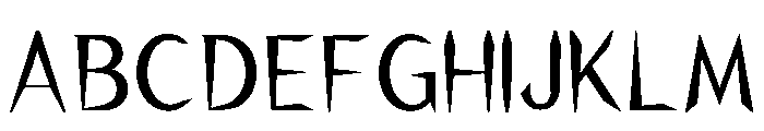 Trigger Regular Font UPPERCASE