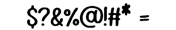 Trillium Font OTHER CHARS