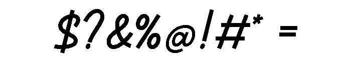 Trilogi Font OTHER CHARS