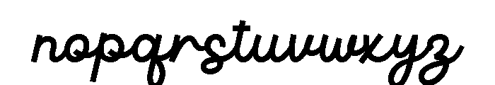 Trilogi Font LOWERCASE