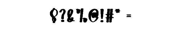 Triple Font OTHER CHARS