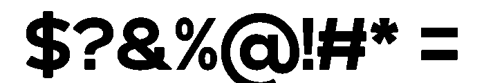 Triples Bold Regular Font OTHER CHARS