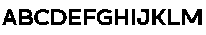 Triples Bold Regular Font UPPERCASE