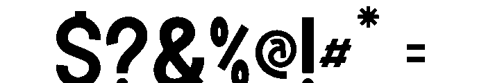 Trippy Morph Font OTHER CHARS