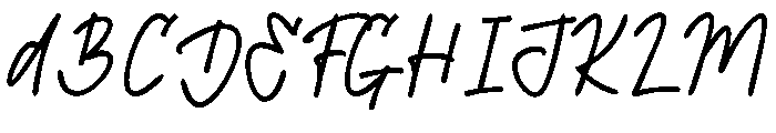 Triveela Font UPPERCASE