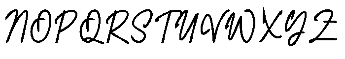 Triveela Font UPPERCASE
